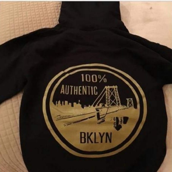 Men's Authentic Brooklyn INC fleece hoodie - Picture 3 of 4